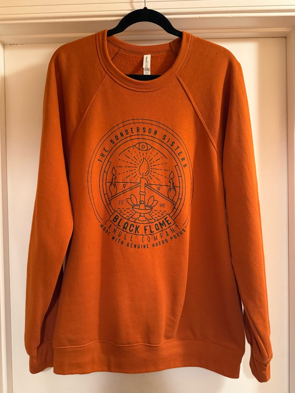 Hocus Pocus Sanderson Sisters Orange Crewneck XL